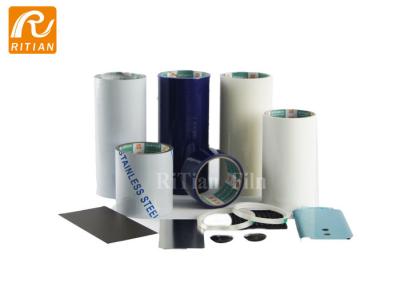 China Longitud adhesiva plástica del grueso los 50-200m de la película protectora 30-50 Mic para el metal en venta
