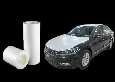 China Medium Adhesion Automotive Protective Film White Wrapping Paint 0.07mm Thickness for sale