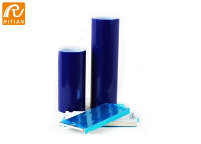 China Blue Transparent Stainless Steel Self Adhesive Film Easy Peel For Surface Protection for sale