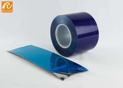 China Blue Color 50 Micron Surface Protection Tape For Slightly Structured for sale
