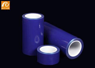 China Película protectora azul transparente, grueso de la película protectora 50 de la hoja de metal PE um en venta
