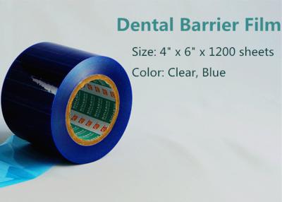 중국 4 ×6 푸른 퍼포레이티드 롤 치아 장벽 필름 주문 제작된 로고 판매용