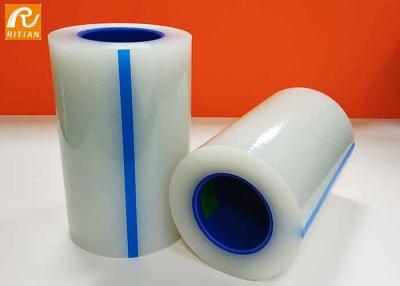 China 50micron 70micron Surface Protection Film Transparent Polyethylene Low Adhesion for sale