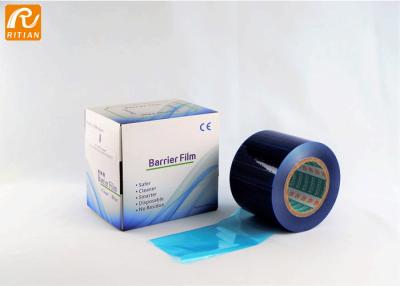 China Acrylic Adhesion Disposable Dental Barrier Film make blue, clear, pink color for sale