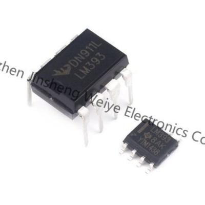 China Amplifier IC LM393N LM393N Amplifier Analog comparators IC LOW PWR LOW OFFSET VLTG DUAL COMPARATOR for sale