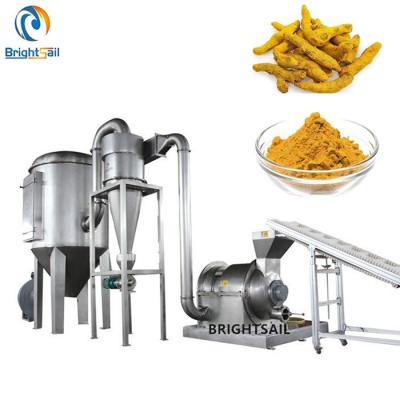 China 10-80 mesh spice powder grinder machine turmeric hammer mill pulverizer machine for sale