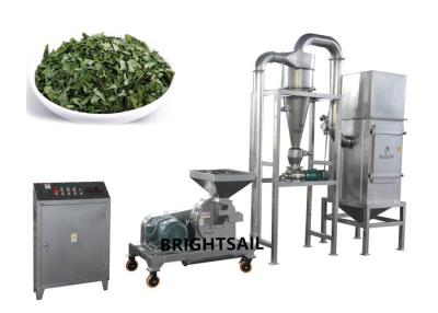 China Powder Tea Moringa Leaf Crusher Machine Lemon Grass Flour Pulverizer Stable for sale