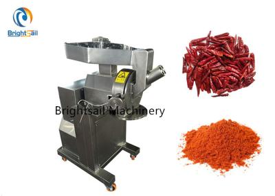 China Dried Chili Spice Powder Machine 10 To 40 Mesh Pepper Flour Hammer Mill Grinder for sale