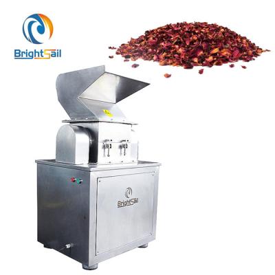 China Tea Leaves Crusher Machine Dry Hibiscus Flowers Pieces Powder Grinder Machine for sale