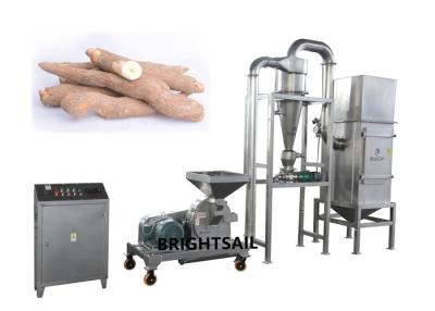 China Food Powder Wheat Making Machine , Grain Grinder Machine Cassava Yam Flour Milling for sale