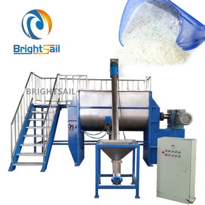 China Chemical Flour Blender Mixer Machine Detergent Powder Ribbon Mixing 50-20000L for sale