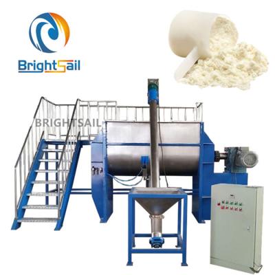 Chine Acier au carbone industriel de mélangeur de ruban de farine de manioc de machine de poudre d'aliments pour animaux à vendre