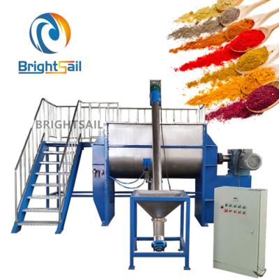 China Estábulo do equipamento do misturador da fita da farinha do tempero da máquina do pó da especiaria de Masala à venda
