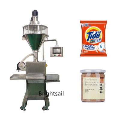 China Semi Automatic Filling Packing Machine Detergent Powder Packaging Customized Voltage for sale