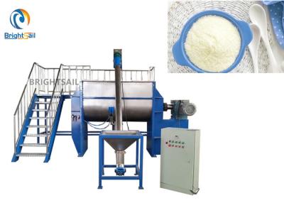 China Dry Ice Cream Flour Ribbon Blender Machine , Food Powder Mixing Machine Powdered Milk for sale