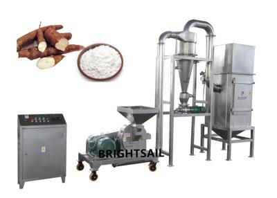 China Dried Cassava Yam Plantain Grinder Machine Chips Grain Powder Mill 50-5000 Kg/H for sale