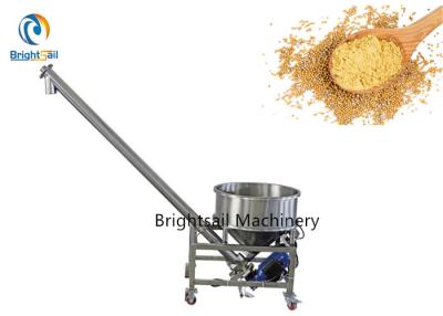 China Flexible Conveyor Feeder Systems Coriander Mustard Seeds Screw Conveying for sale