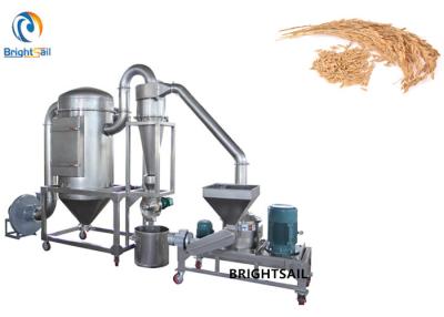 China Capacidad grande de la amoladora del molino harinero del salvado de trigo de la cáscara del arroz para la fabricación del polvo del grano en venta