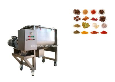 China Spice Blending Ribbon Mixer Machine Carbon Steel For Seasoning Powders for sale
