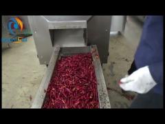 Food Processing Chili Roasting Machine 300 To 800kg Per Hr Capacity