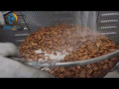 SS316 Multifunctional Almond Roasting Machine 450kg/h Fully Automatic