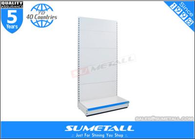 China H Slot Hole Shop Display Shelf , Retail Display Shelving Double / Single Side Structure for sale