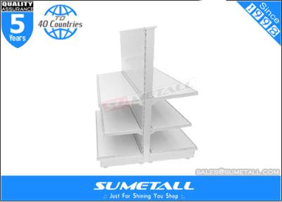 China Gondola Metal Store Shelving Shop Display Shelf For Supermarket Decoration for sale