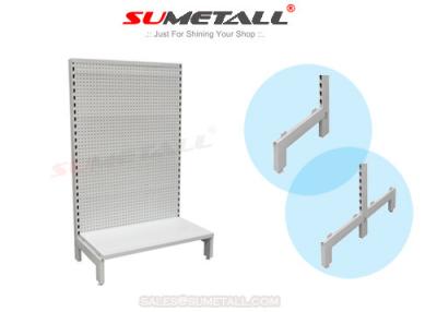China Heavy Duty Retail Shop Shelving With Welded Basefoot W1200 X D450 X H1500mm for sale