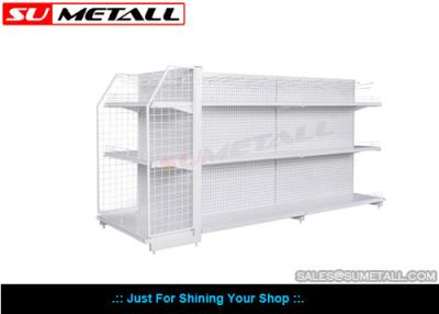 China Round Hole Peg Supermarket Display Shelf , Metal Display Racks For Grocery Store for sale