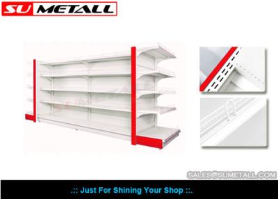 China Humped Infill Panel Supermarket Display Shelf , Shop Display Shelving For Drug Stores for sale