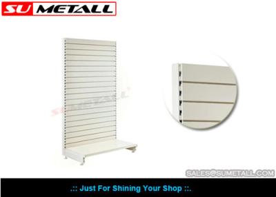 China Light Duty Supermarket Display Shelf With Slat Wall Backing For Products Display for sale