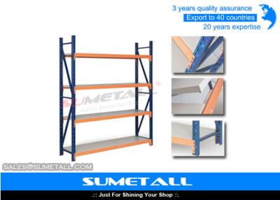 China Durable Light Duty Metal Industrial Shelving , Metal Storage Racks For Household Storage for sale