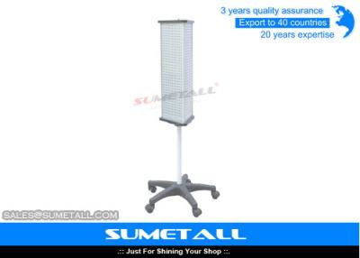 China Spinning Shop Display Fittings Rotating Floor Display Stand Display Rack Moveable base for sale