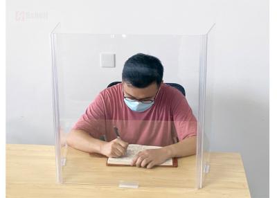 China Student Desk Shields Folding Table Sneeze Guard School Desktop Virus Barriers for sale