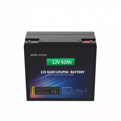 Chine paquet de secours de batterie de phosphate de fer de lithium d'alimentation d'énergie du remplacement LiFePO4 de batterie au plomb de 12.8V 42Ah à vendre