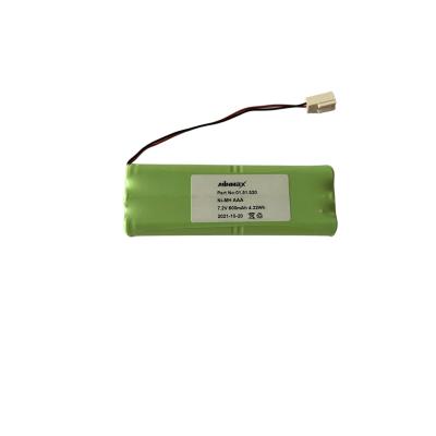 China 600mA 72g 7.2 V Ni-Mh Battery Pack With ROHS Certification for sale