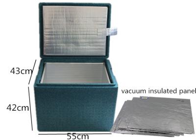 China Material fresco médico del EPP de la caja de la prueba 15m m del escape del panel del aislamiento del vacío en venta