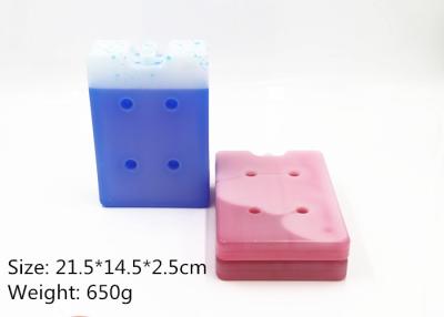 China Food Grade HDPE Plastic Ice Cooler Brick Colorful For Food Cold Storage for sale