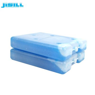 China Blue Hot Ice Cooler Brick , Long Lasting Sports Gel Ice Pack Container for sale