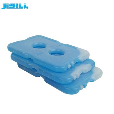 China OEM / ODM Freezer Cool Packs Cooling Gel Pack Transparent White With Blue Liquid for sale