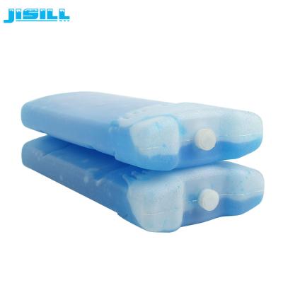China 400ml Hard Plastic Blue Ice Gel Eutectic Freezer Plates / Ice Box Cooler For Frozen Food for sale