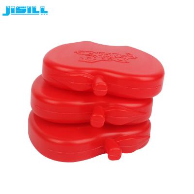 China High Efficiency Reusable Cute Ice Packs Bpa Free Red Apple Shape Ice Bricks For Cooler Bags for sale
