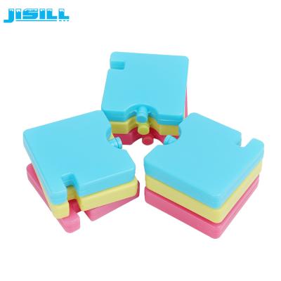 China Colorful  Hard Mini Ice Blocks With Perfect Ultrasonic Welding Sealing For Lunch Box for sale