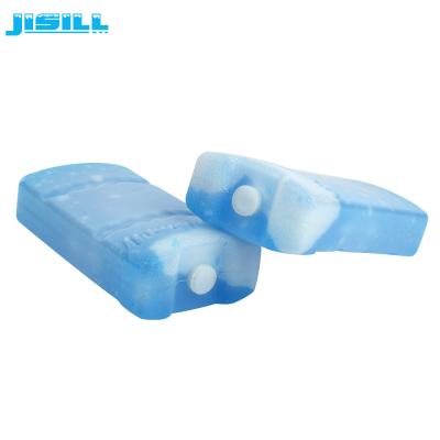 China Paquetes reutilizables plásticos curvados HDPE del congelador para el tamaño de los refrigeradores el 14.3*7.7*3.8cm en venta