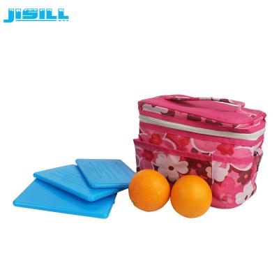 China Portable HDPE Plastic Reusable Ultra Thin Ice Pack Cooler Cold Packs For Cooler Bags for sale