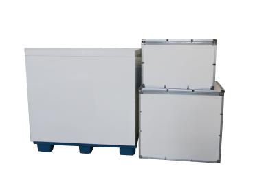China 140 Hours Pallets Insulated Turnover Shipper Large Cooler Box For Vaccine Delivery for sale