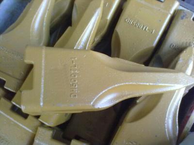 China Dentes amarelos da cubeta de Daewoo DH500 da cor de TIG Brand, DH500TL Tiger Teeth For Excavator Bucket à venda