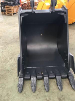 China JCB JS130 Excavator Rock Bucket With Bucket Teeth And Pins Adapter Side Cutters for sale