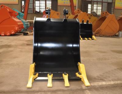 Chine Seau fait sur commande d'excavatrice de couleur pour JCB 4CX de JCB 3CX avec la largeur de 600mm/3000/450mm à vendre