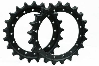 China Aftermarket Undercarriage Excavator Spare Parts Sprocket Wheel Yellow / Black Color for sale